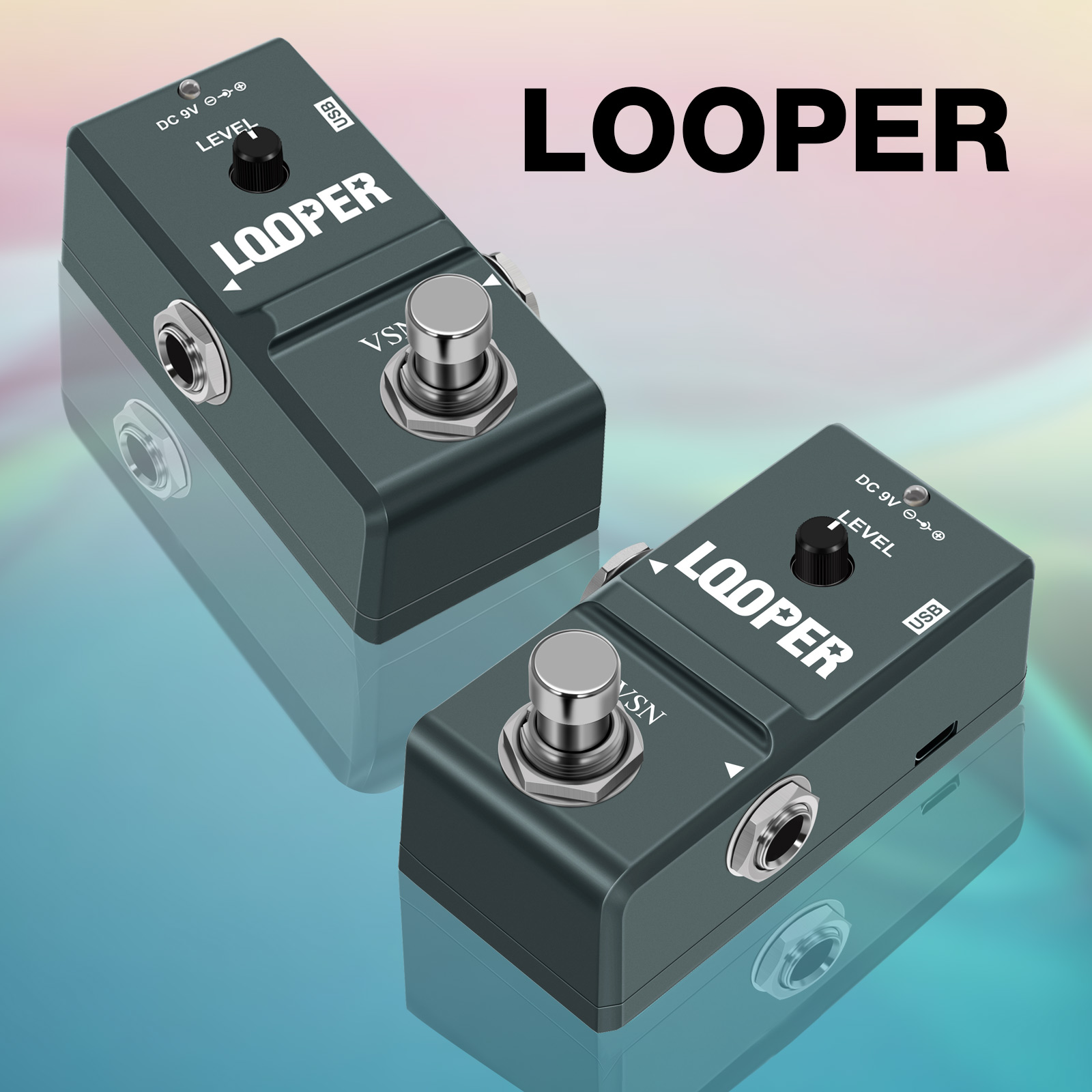 Looper Pedal Guitar - Vsn pedal looper de guitarra, pedais