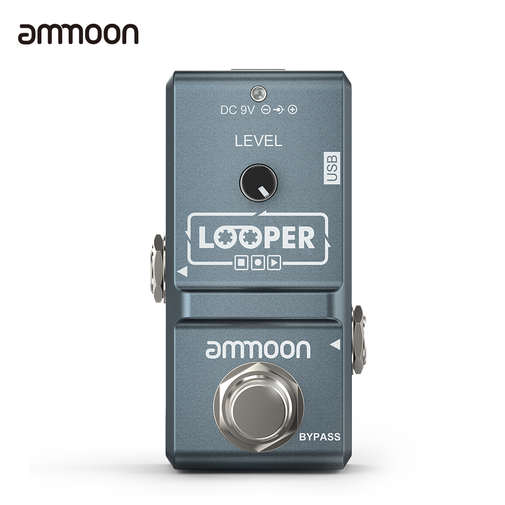 Looper Pedal Guitar - Ammoon-AP-09 Nano Loop Pedal Efeito Guitarra
