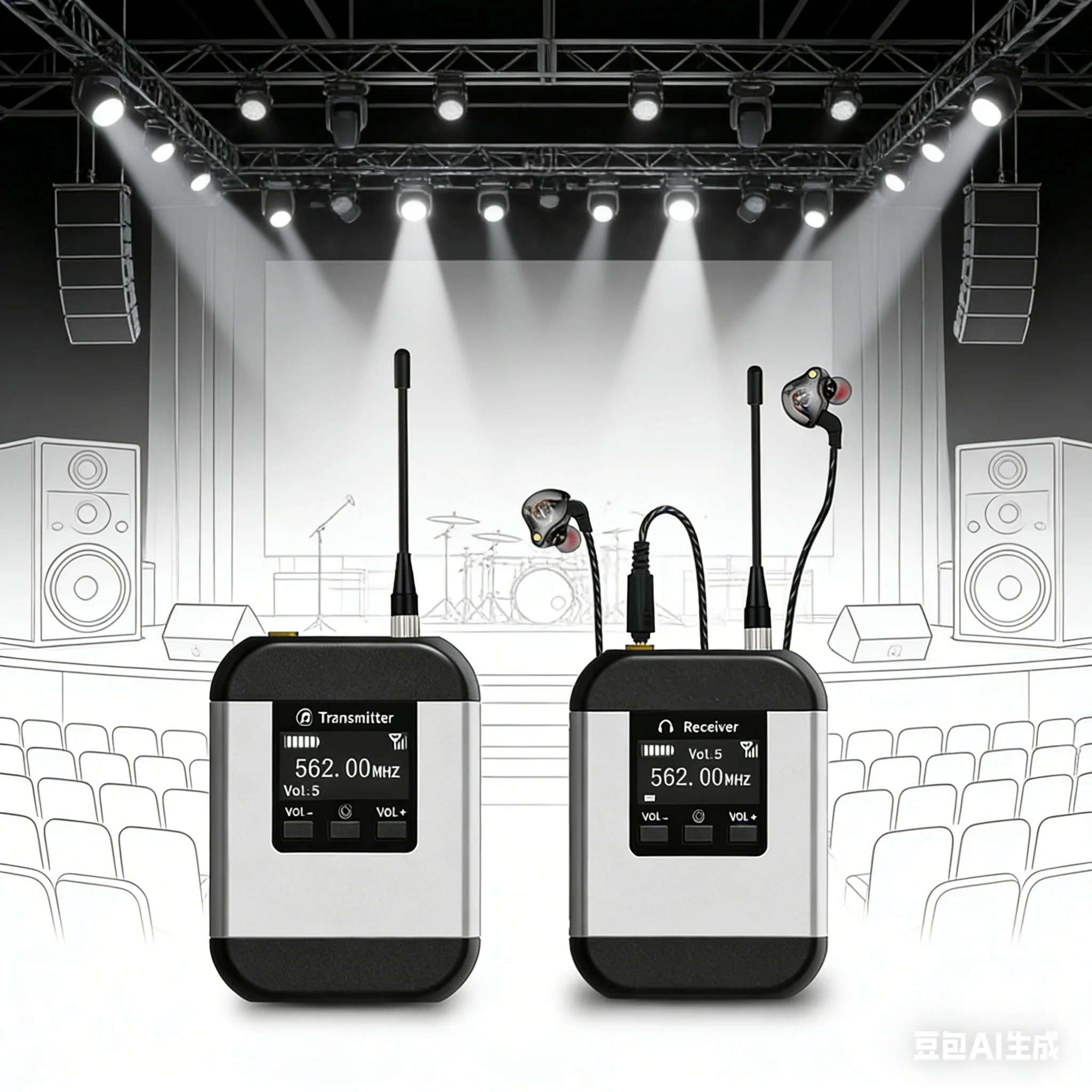 Audio & Music Settings Xbox One - Sistema de Monitoramento Sem Fio UHF