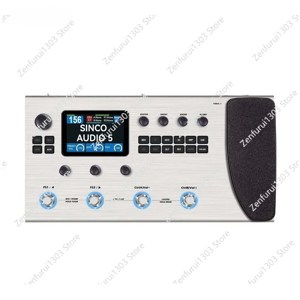 Looper Pedal Guitar - Pedal efetor de guitarra/baixo multifuncional M-VAVE
