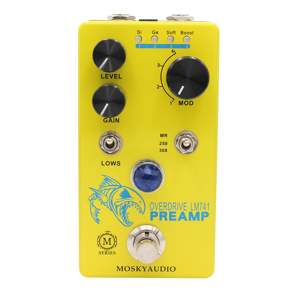 Looper Pedal Guitar - Mosky lm741 pré-amplificador pedal de guitarra