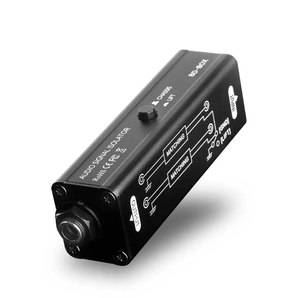 Audio Music Isolator - Isolador de Loop de Terra Portátil