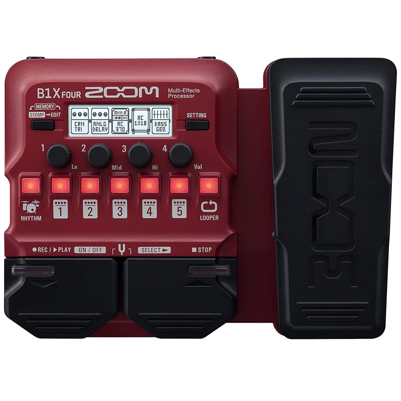 Looper Pedal Guitar - Processador de Multi-Efeitos para Baixo ZOOM