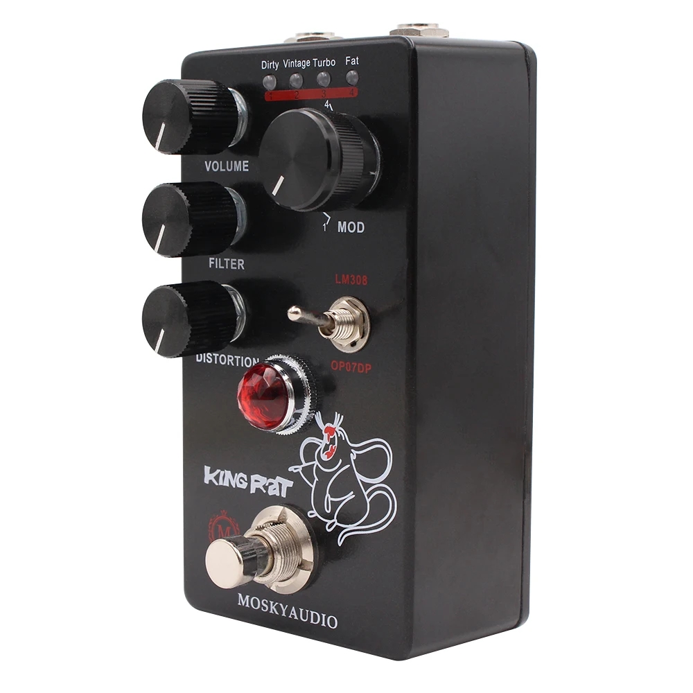Looper Pedal Guitar - Pedal de Efeitos Mosky KING RAT,