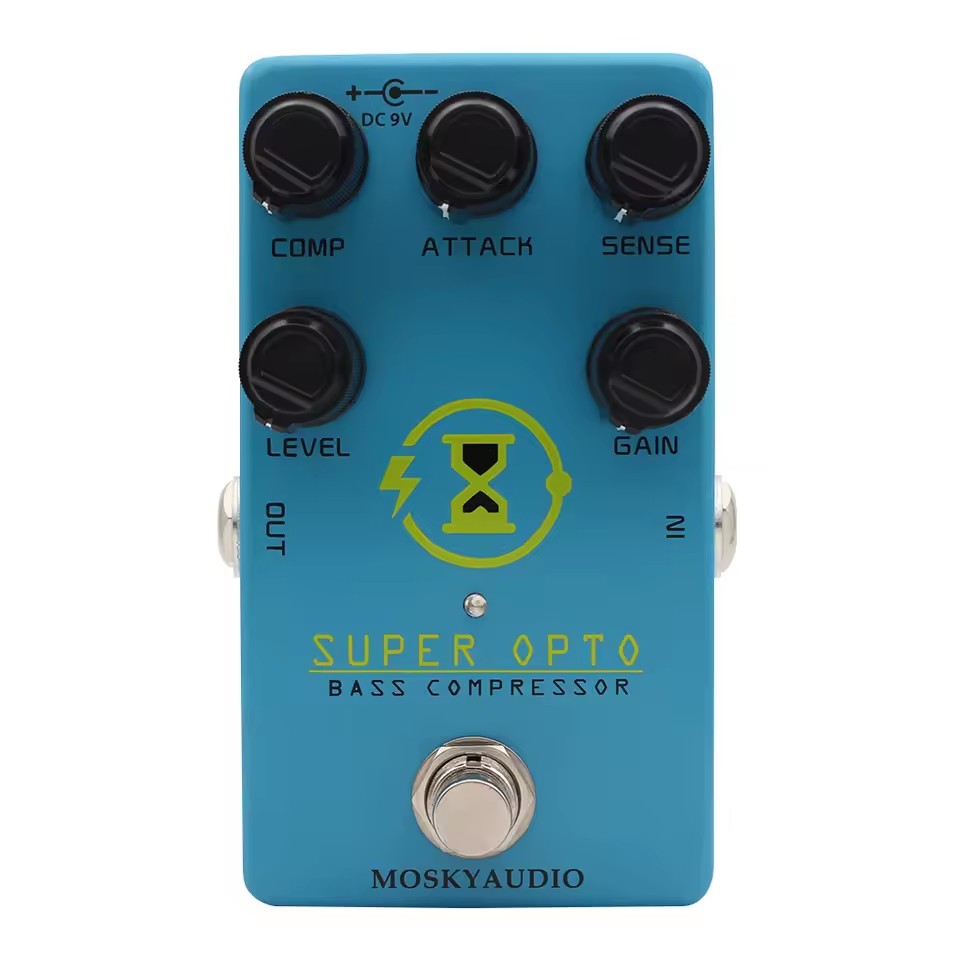 Looper Pedal Guitar - Mosky Super OPTO Bass Compressor óptico