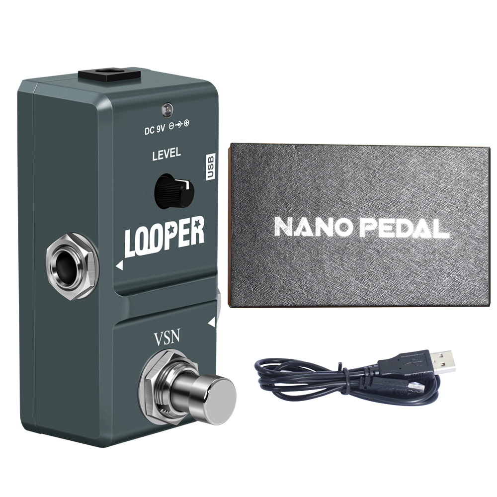 Vsn pedal looper de guitarra,  - Looper Pedal Guitar avaliação e preço