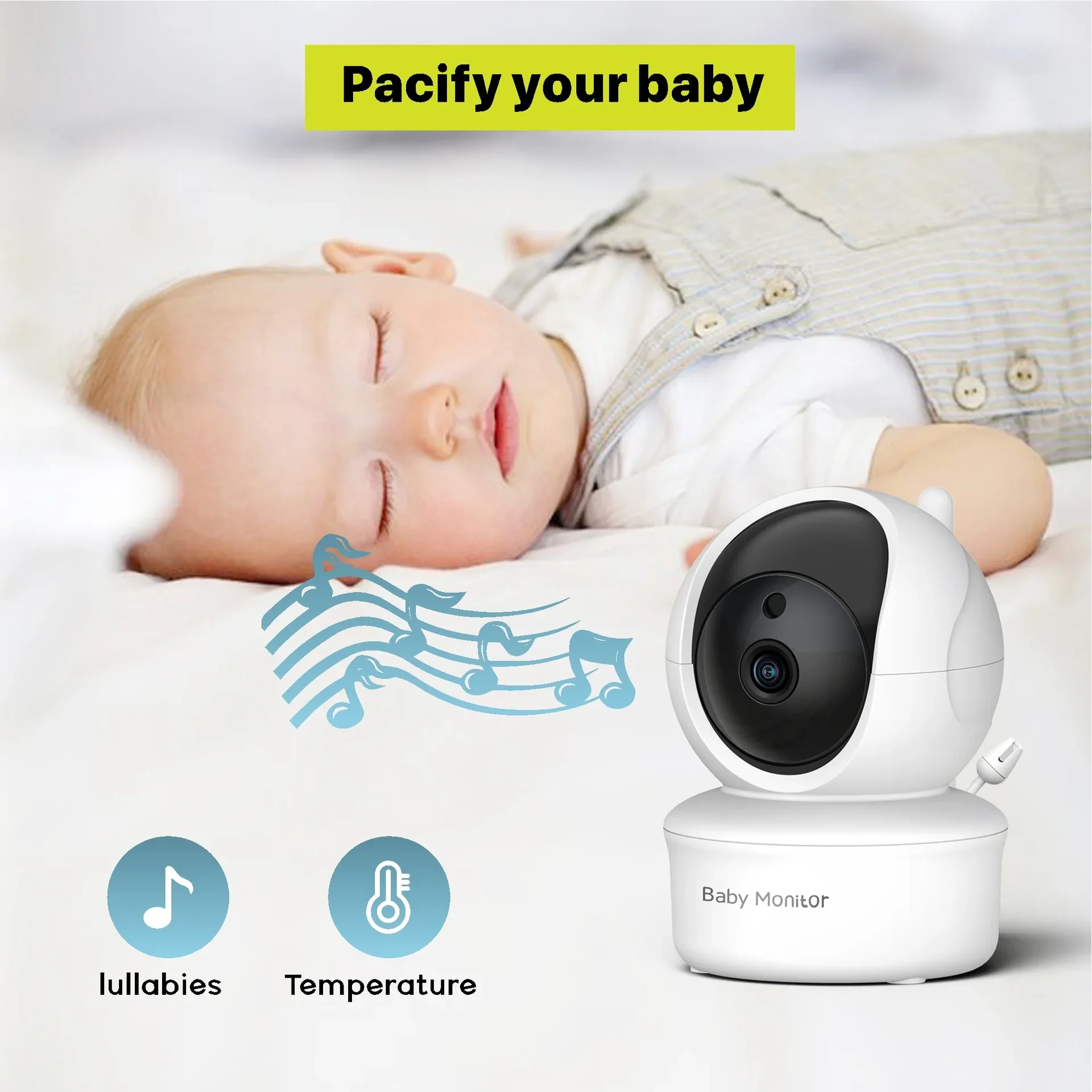 Monitor de vídeo para bebés de - Audio Music Video avaliação e preço