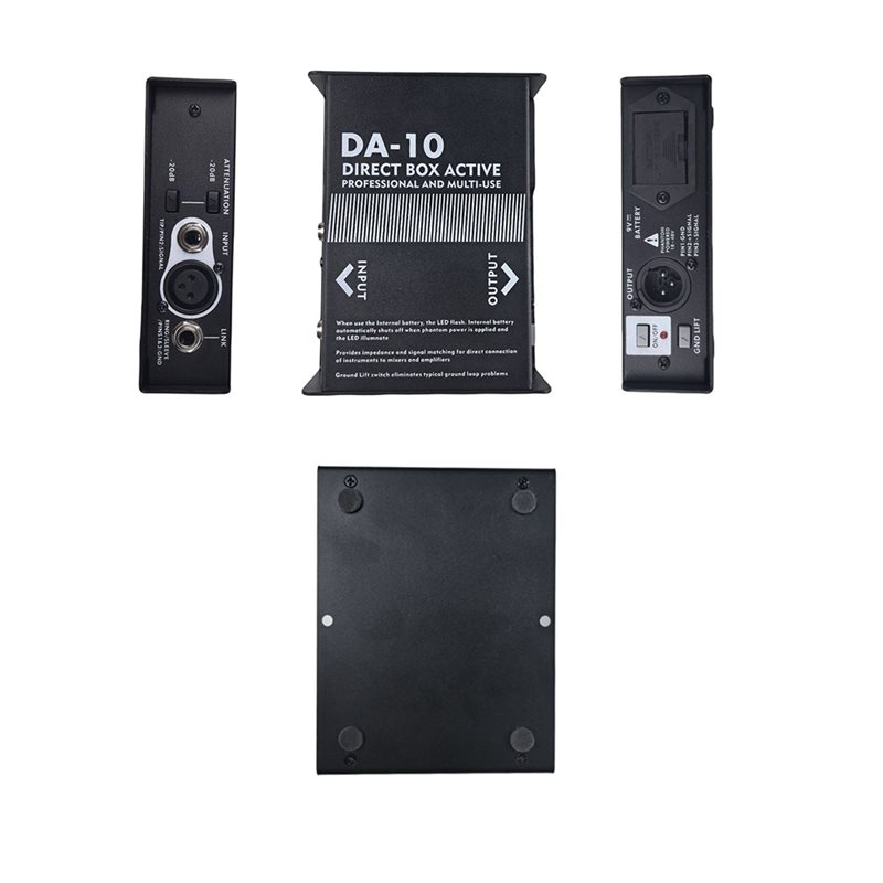 AU61-Da-10 Caixa DI Ativa com  - Audio Music Isolator avaliação e preço