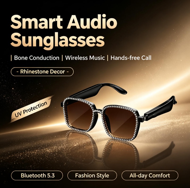 Óculos de Sol Inteligentes com - Audio Music Bluetooth avaliação e preço