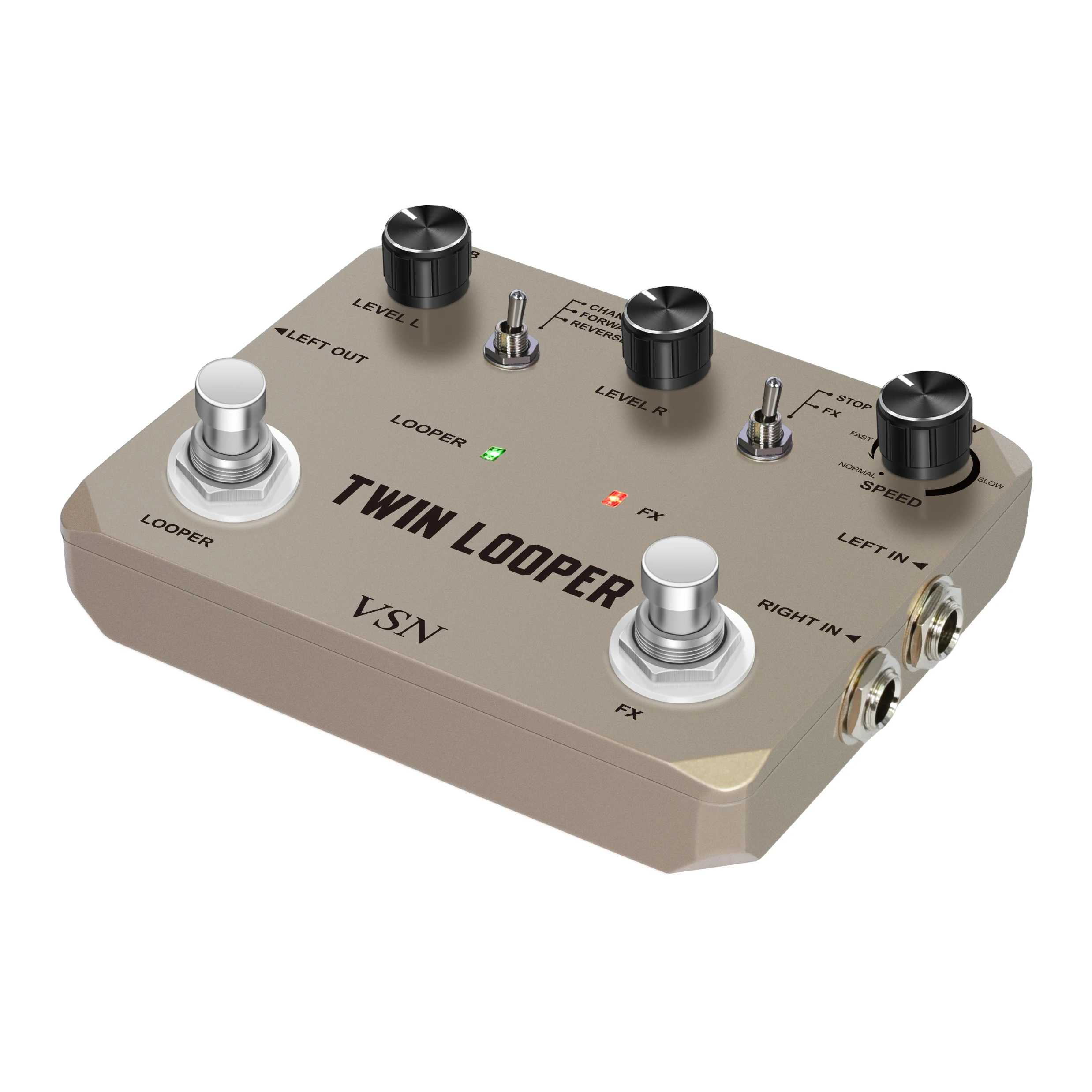 VSN Twin Looper Pedal de efeit - Looper Pedal Guitar avaliação e preço