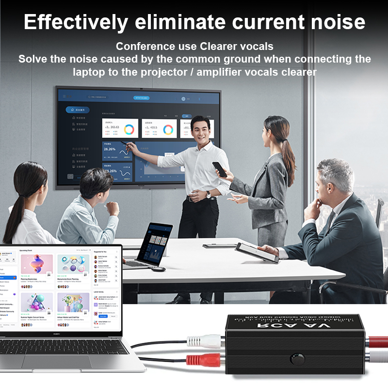 Isolador de Loop de Áudio RCA  - Audio Music Isolator avaliação e preço