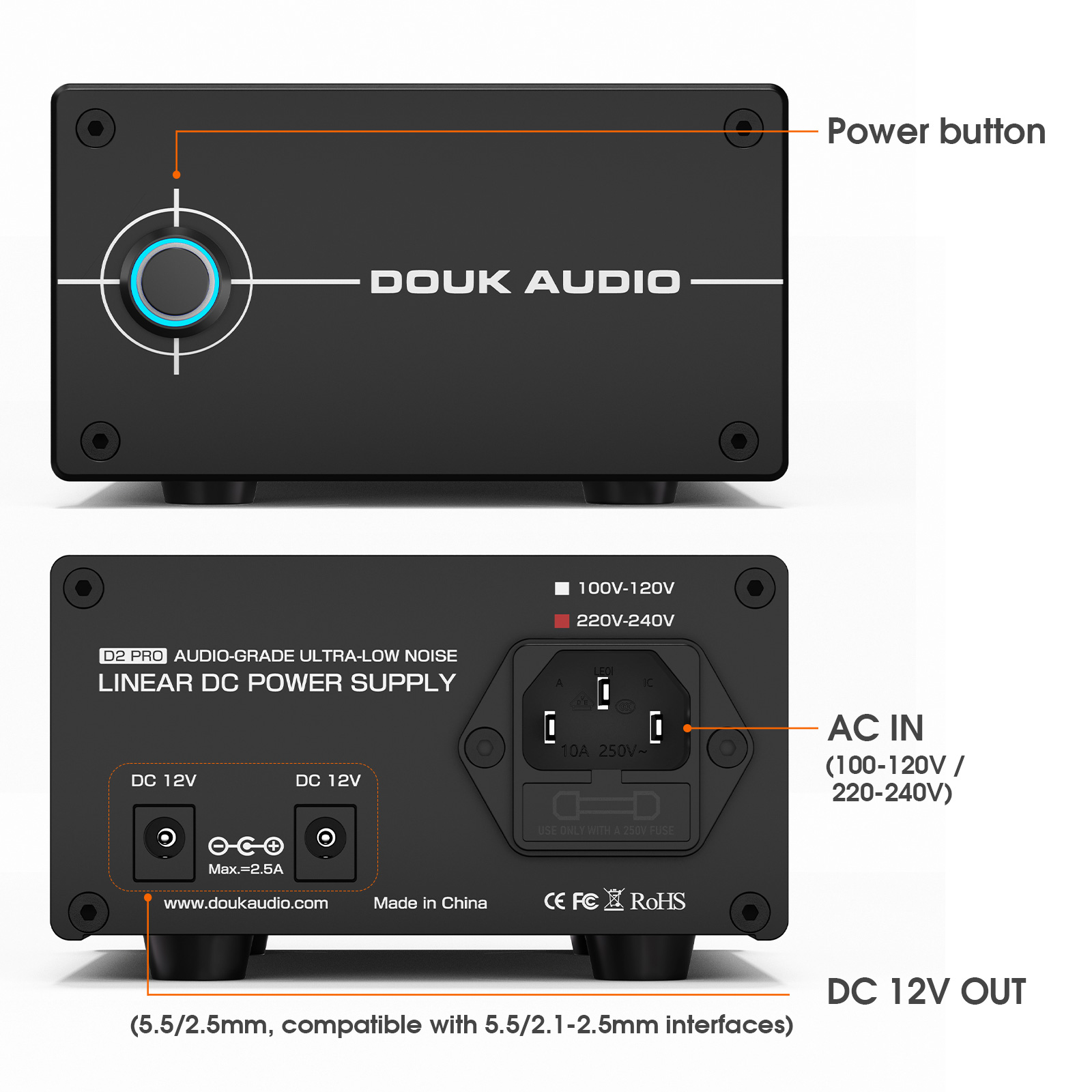 Fonte de alimentação linear re - Headphone Amplifier Dac avaliação e preço