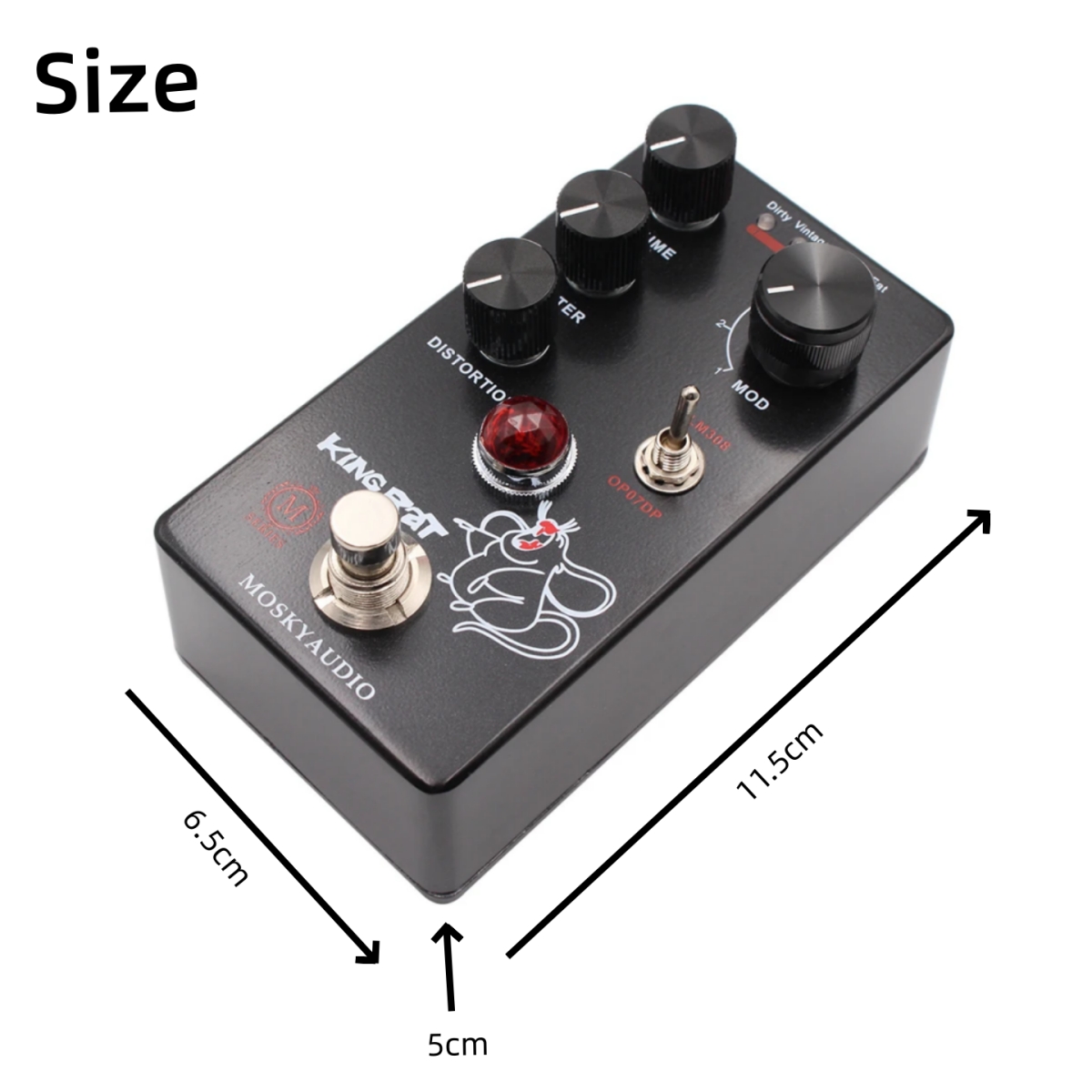 Pedal de Efeitos Mosky KING RA - Looper Pedal Guitar avaliação e preço