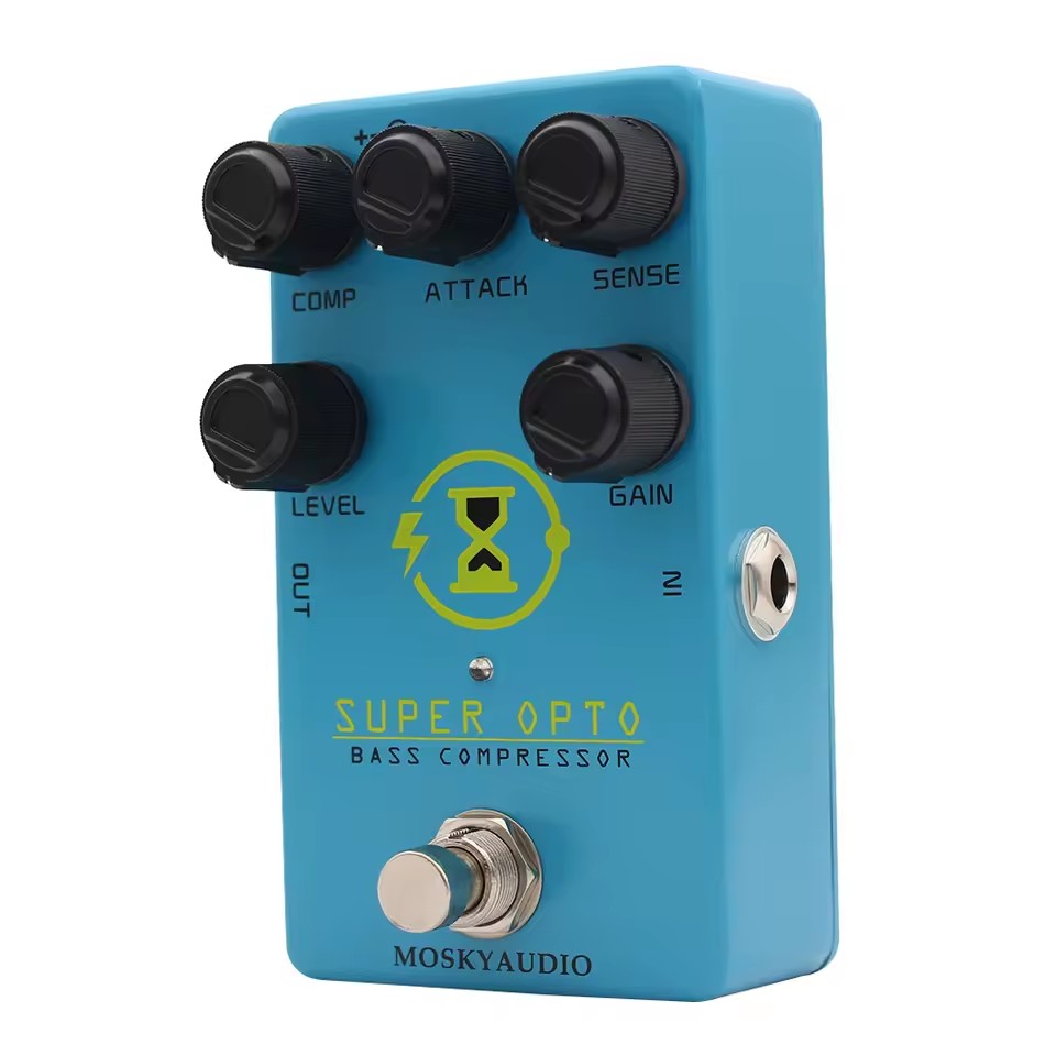 Mosky Super OPTO Bass Compress - Looper Pedal Guitar avaliação e preço