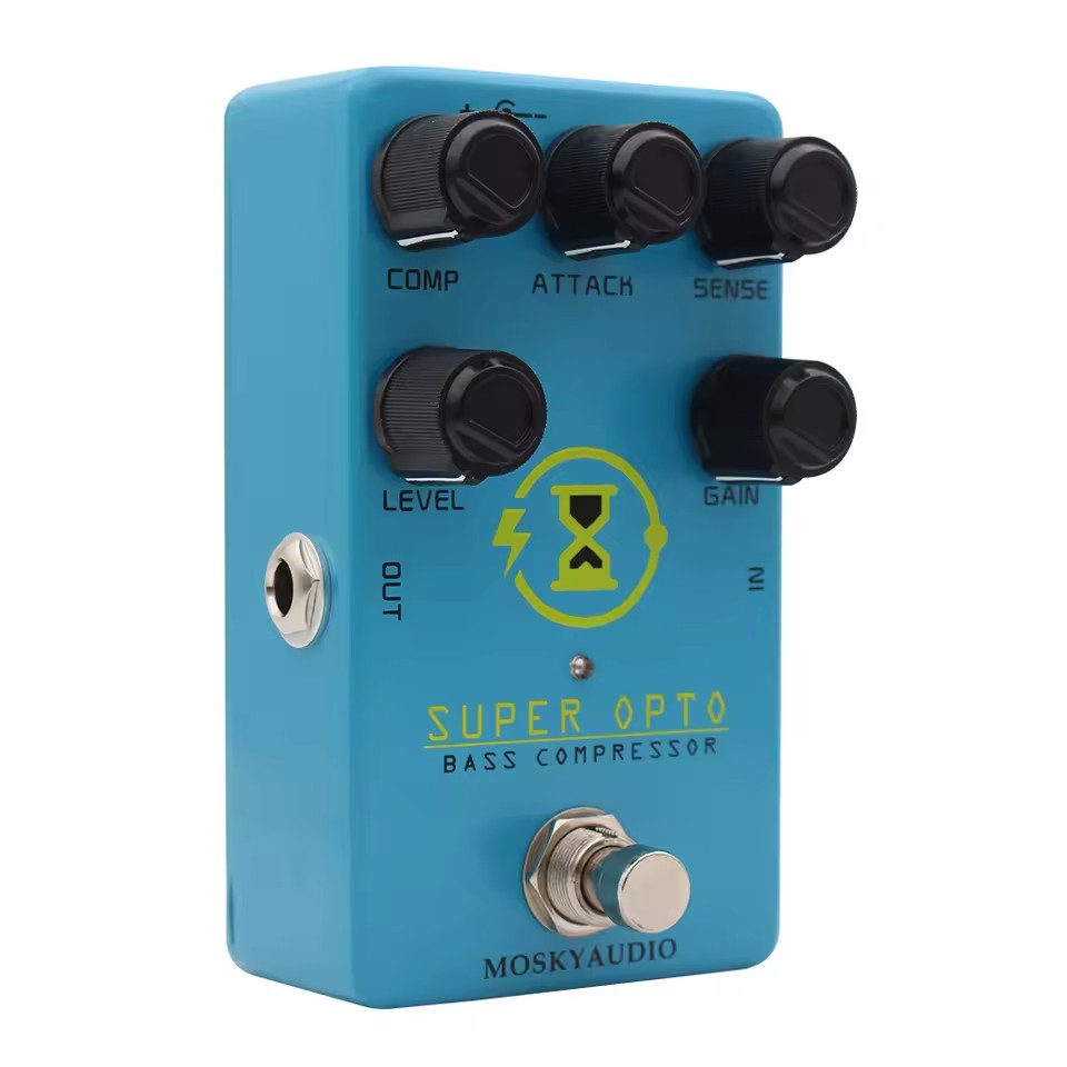 Mosky Super OPTO Bass Compress - Looper Pedal Guitar avaliação e preço