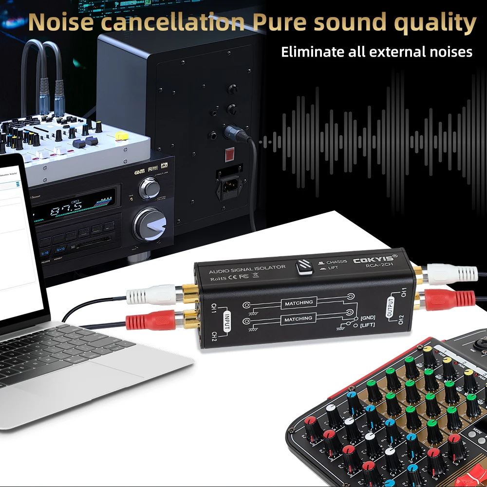Eliminador de hum profissional - Audio Music Isolator avaliação e preço