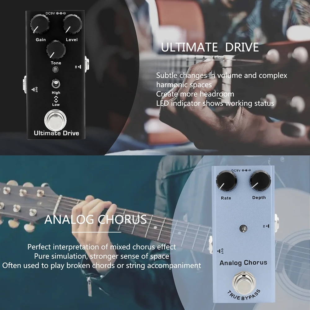 Pedal de Guitarra Elétrica Ove - Looper Pedal Guitar avaliação e preço