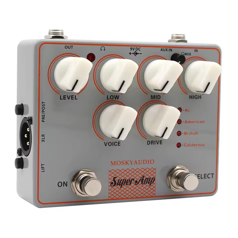 Mosky 4 AMP IN ONE Amplificado - Looper Pedal Guitar avaliação e preço